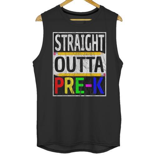 Kids Straight Outta Pre-K Graduation Unisex Tank Top - Best Gift Smart