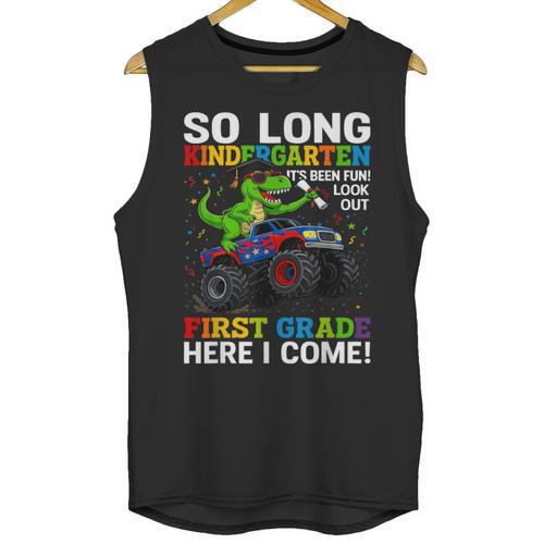 Kindergarten Graduate 2025 Kindergarten Graduation Dino Trex Unisex Tank Top - Best Gift Smart