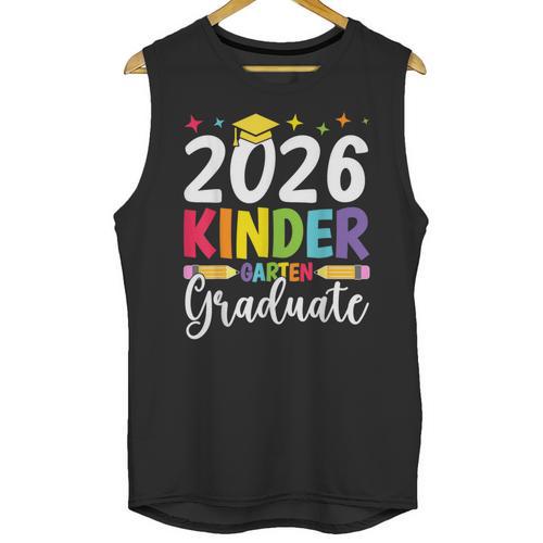 Kindergarten Graduate 2026 Preschool Graduation Kid Boy Girl Unisex Tank Top - Best Gift Smart