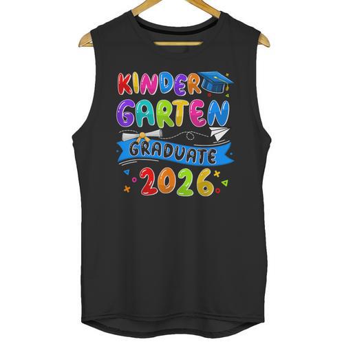 Kindergarten Graduate Kindergarten Class Of 2026 Graduation Unisex Tank Top - Best Gift Smart