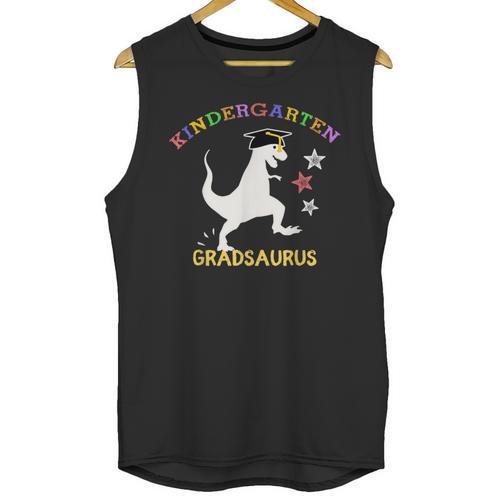 Kindergarten Graduation Shirt 2019 Dinosaur Graduate Party Unisex Tank Top - Best Gift Smart