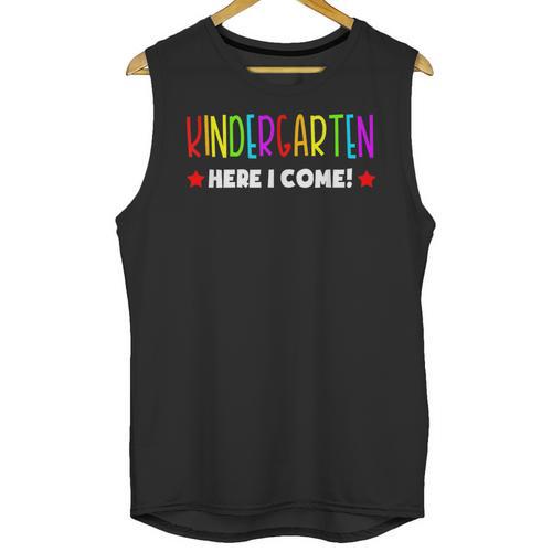 Kindergarten Here I Come Kids Pre-k Graduation Unisex Tank Top - Best Gift Smart
