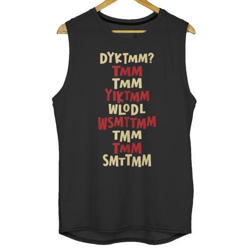 Do You Know The Muffin Man DYKTMM Nostalgia Quote Unisex Tank Top - Figerry