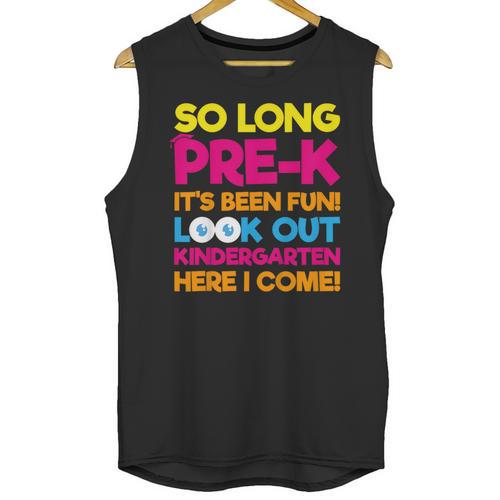 Last Day Pre-K Kindergarten Here I Come Graduation T-Shirt Unisex Tank Top - Best Gift Smart