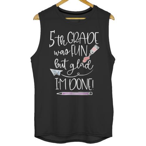 Last Day Of School 5th Grade 2018 Graduation Shirt Tee Unisex Tank Top - Best Gift Smart