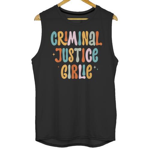Lawyer True Crime Lover Addict Graduation Apparel Criminal Justice Girlie Major Degree Future Detective Unisex Tank Top - Best Gift Smart