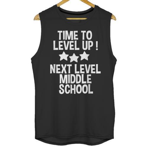 Level Up Middle School 5th Grade Graduation Party Unisex Tank Top - Best Gift Smart