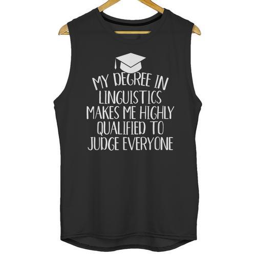 Linguistics Major Graduation Unisex Tank Top - Best Gift Smart