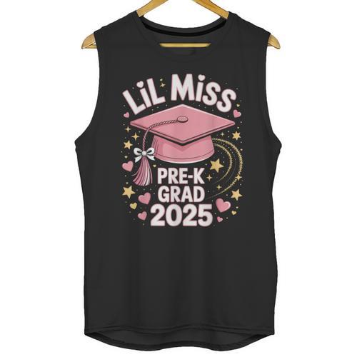 Little Miss Pre-K Grad 2025 Preschool Graduation Girls Kids Unisex Tank Top - Best Gift Smart