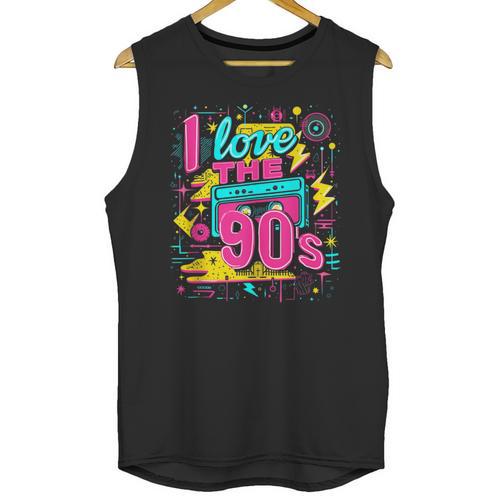 I Love The 90'S 90s Nostalgia Unisex Tank Top - Figerry