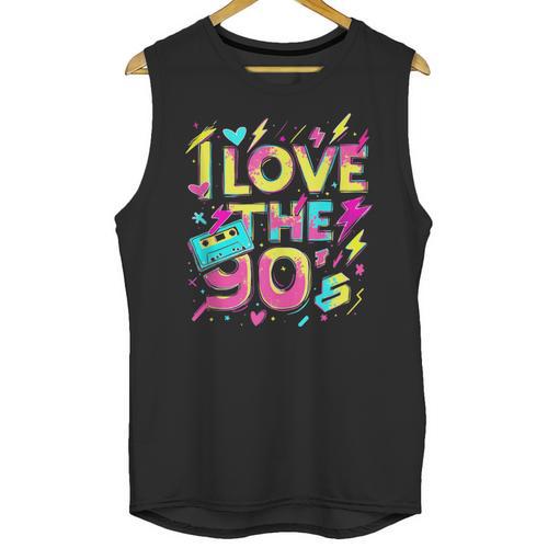I Love The 90'S 90s Retro Nostalgia Unisex Tank Top - Figerry