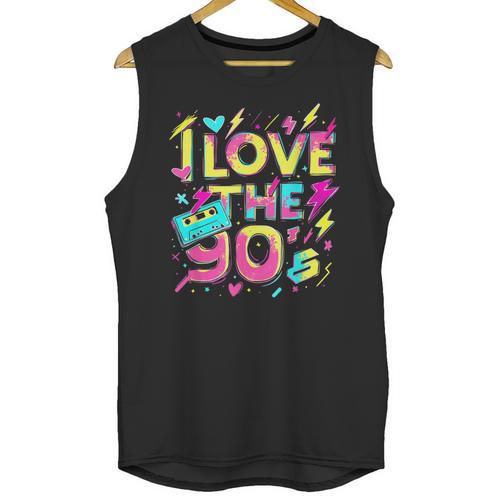 I Love The 90'S 90s Retro Nostalgia Unisex Tank Top - Figerry