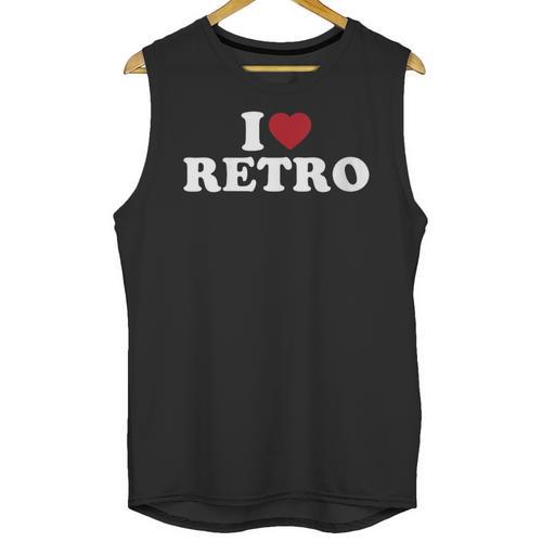 I Love Retro Vintage 80s 90s Nostalgia Unisex Tank Top - Figerry