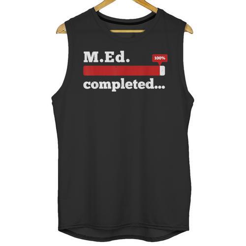 Master Of Education Completed Teacher Master Graduation For Men Women Unisex Tank Top - Best Gift Smart