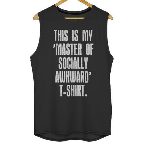 This Is My Master Of Socially Awkward Anti Social Introvert Unisex Tank Top - Raresse