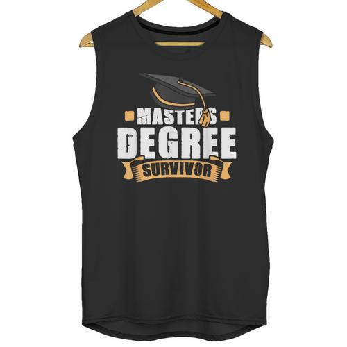 Masters Degree Survivor Graduation For MBA Graduate Unisex Tank Top - Best Gift Smart