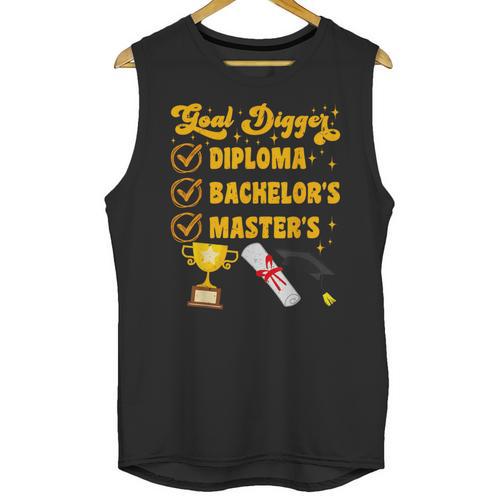 Master's Thesis Passed Goal Digger Master's Graduation Unisex Tank Top - Best Gift Smart