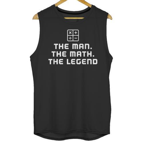 Math Teacher Shirts The Legend Graduation Retirement Unisex Tank Top - Best Gift Smart