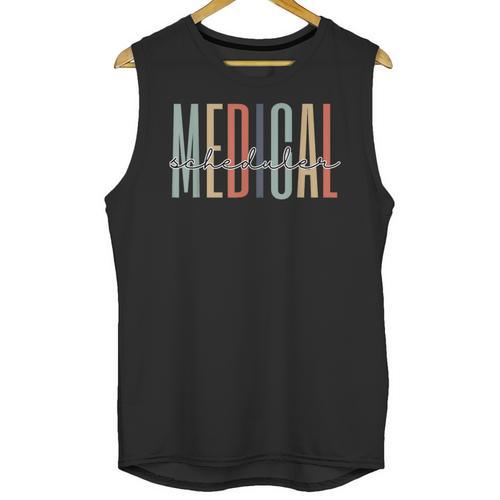 Medical Scheduler Healthcare Worker Appreciation Graduation Unisex Tank Top - Best Gift Smart