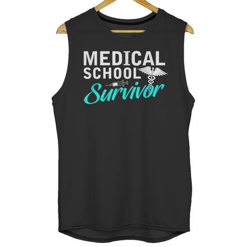 Medical School Survivor Med Student Graduation Unisex Tank Top - Best Gift Smart