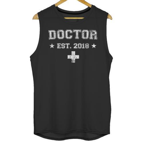 Medical Student Graduation T Shirt Doctor Est 2018 Unisex Tank Top - Best Gift Smart