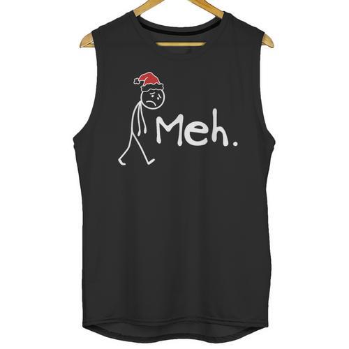 Meh Christmas Introvert Unisex Tank Top - Raresse