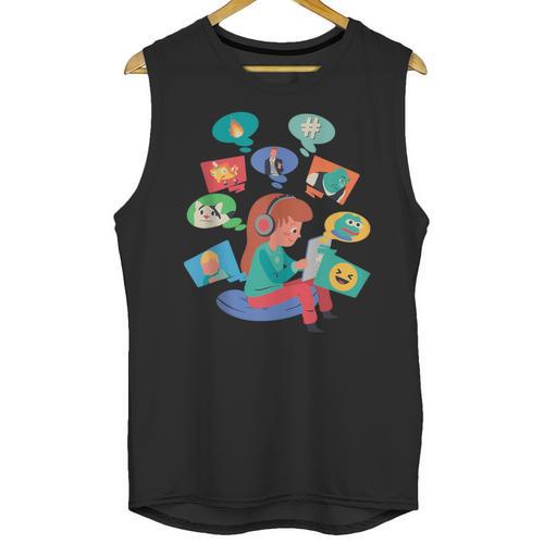 Memes Speak Louder Introvert Anti People Meme Lovers Quiet Unisex Tank Top - Raresse
