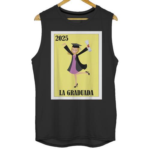 Mexican For Graduation La Graduada 2025 Unisex Tank Top - Best Gift Smart