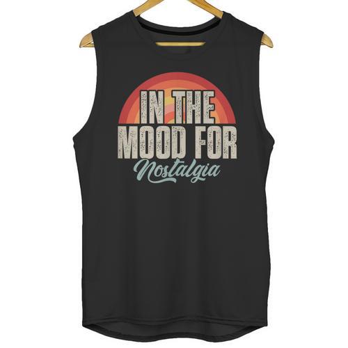 In The Mood For Nostalgia Vintage 80s 90s Retro Unisex Tank Top - Figerry