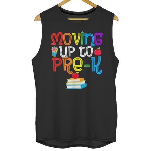 Moving Up To Pre-K Teacher Student Kid Graduation T-Shirt Unisex Tank Top - Best Gift Smart