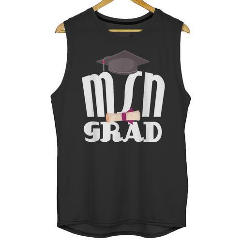 MSN Masters Graduation Men Women Son Daughter Unisex Tank Top - Best Gift Smart