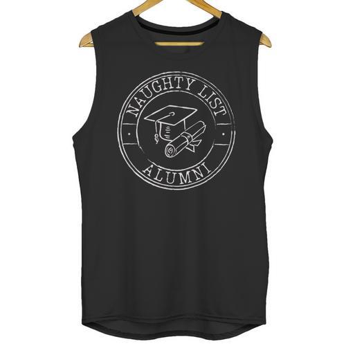 Naughty List Alumni Christmas College Graduation Unisex Tank Top - Best Gift Smart