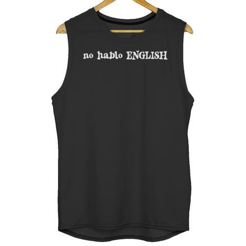 No Hablo English Sarcastic Introvert ESL Unisex Tank Top - Raresse