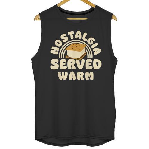 Nostalgia Served Warm Smore Unisex Tank Top - Figerry