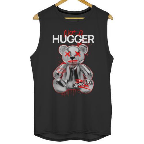 Not A Hugger Teddy Bear Antisocial Introvert Unisex Tank Top - Raresse