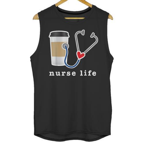 Nurse Life Graphic Nursing School Graduation Unisex Tank Top - Best Gift Smart