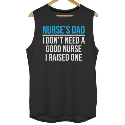 Nurse's Dad Father Nursing School Graduation Unisex Tank Top - Best Gift Smart