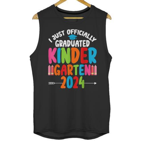 I Officially Graduated Kindergarten Graduation 2024 Unisex Tank Top - Best Gift Smart