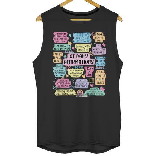 OT Daily Affirmations Occupational Therapy Month Graduation Unisex Tank Top - Best Gift Smart
