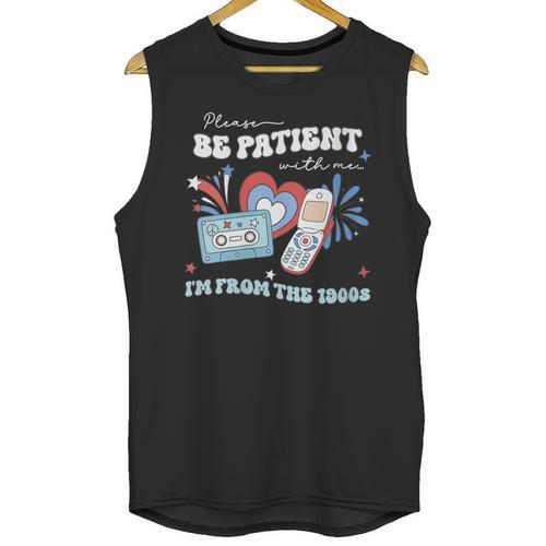 Patriotic Be Patient I'm From The 1900s Fourth Of July USA Unisex Tank Top - Figerry