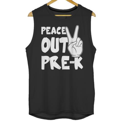 Peace Out Pre-K Great Class Of 2019 Graduation T-Shirt Unisex Tank Top - Best Gift Smart