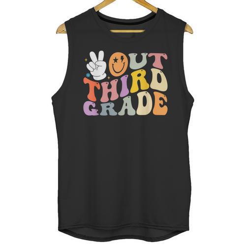 Peace Out Third 3rd Grade Graduation Graduate Class Of 2025 Unisex Tank Top - Best Gift Smart
