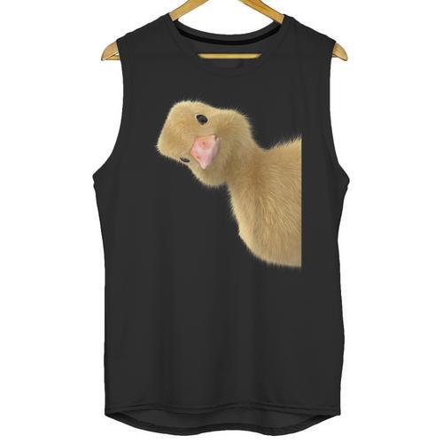 Peking Duck Peeking Chef Graduation Farm Duck Lover Unisex Tank Top - Best Gift Smart