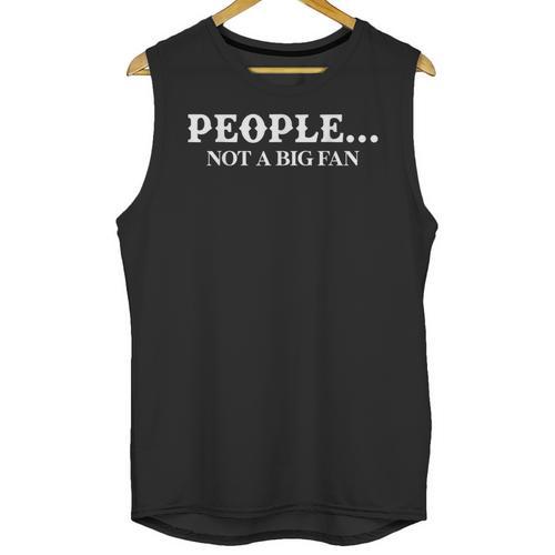 People Not A Big Fan Introvert Unisex Tank Top - Raresse