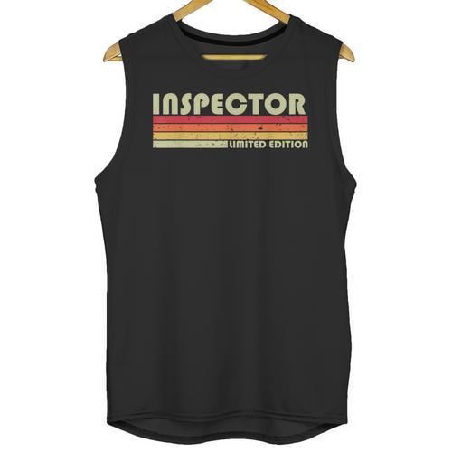 Personal Christmas Retro Vintage Graduation Inspector Job Title Profession Birthday Worker Idea Unisex Tank Top - Best Gift Smart