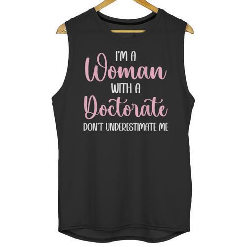 PhD Graduation Woman With A Doctorate Degree Unisex Tank Top - Best Gift Smart