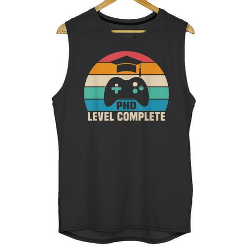 PhD Level Complete Graduation Doctorate In Philosophy Unisex Tank Top - Best Gift Smart