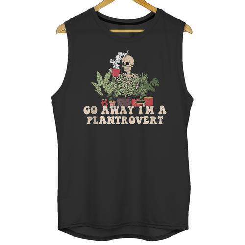 Plant Coffee Lover Plantrovert Gardening Introvert Unisex Tank Top - Raresse
