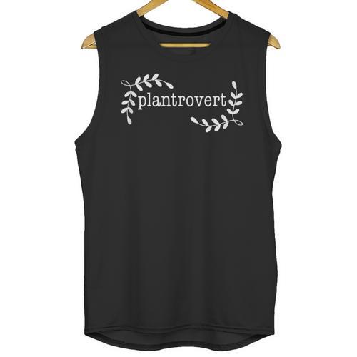 Plantrovert Introvert Gardener Plant Lady Unisex Tank Top - Raresse