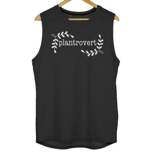 Plantrovert Introvert Gardener Plant Lady Unisex Tank Top - Raresse